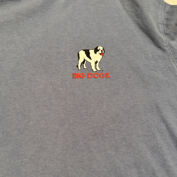 Men's Blue Long Sleeve Tee - Picture 3 of 15